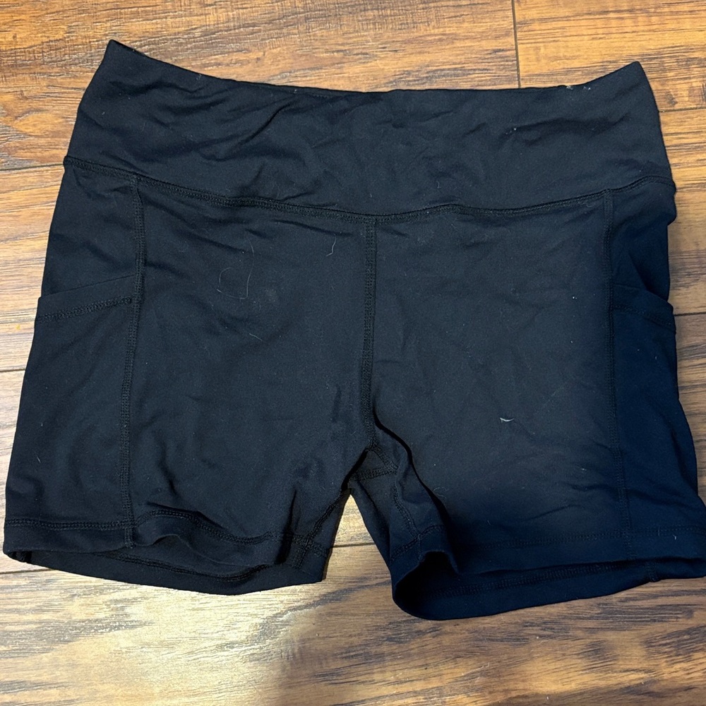 Senita Athletics Black Bike Shorts